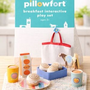 Pillowfort Pretend Breakfast Play Set - White, Red, Blue, Yellow, Orange